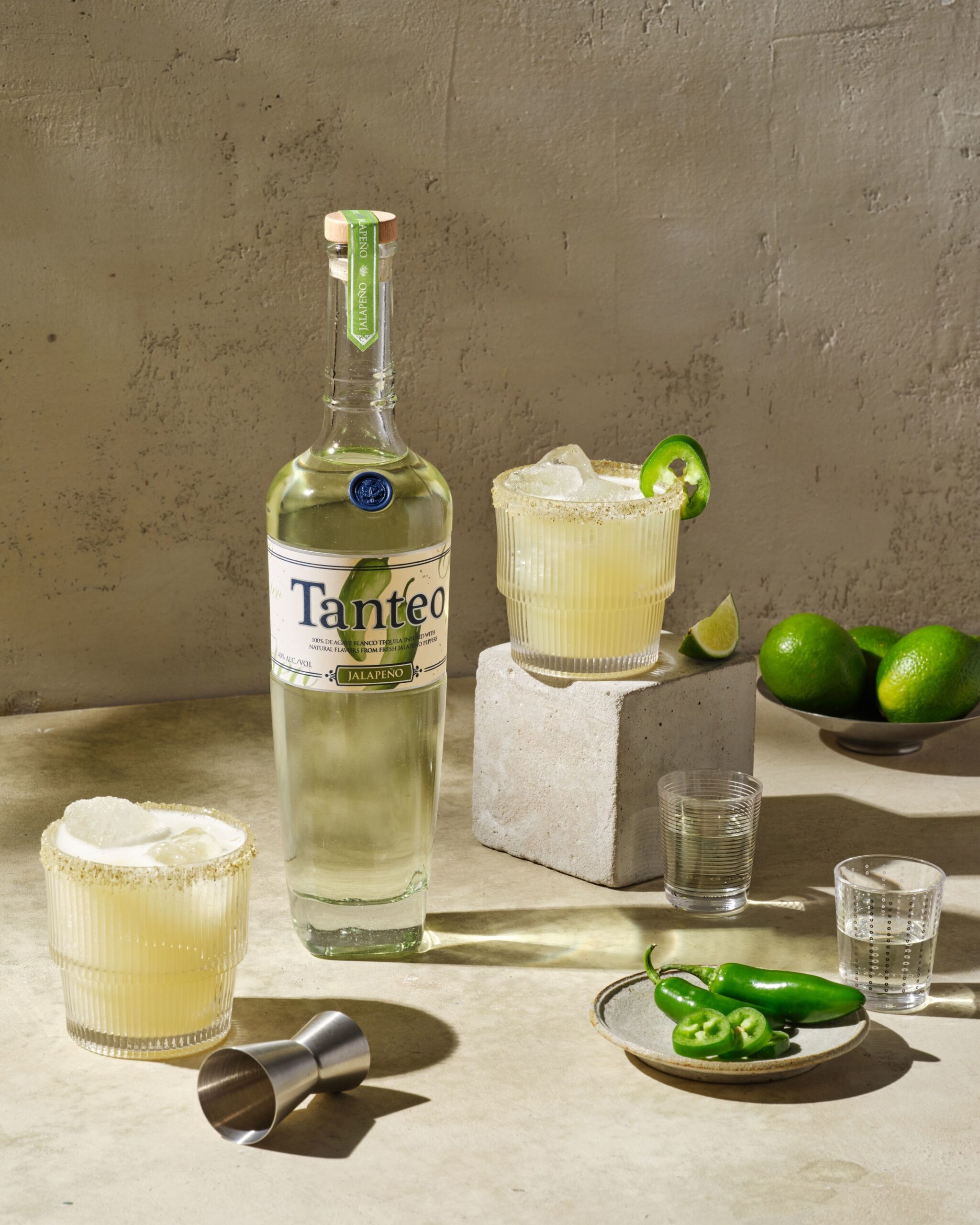 Tanteo Tequila 5 spicy margarita recipes are built for Chicago summer.